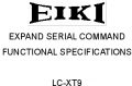 Icon of LC-XT9 RS-232 Extended Serial Commands